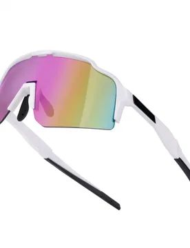 Occhiali per bici ciclismo STRIVE bianchi lenti viola - FORCE - FashionsVida