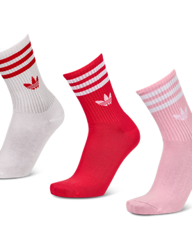 Mid Cut Crew 3 Pack Unisex Socken - Rosa - Größe 37-39 Pink 37-39