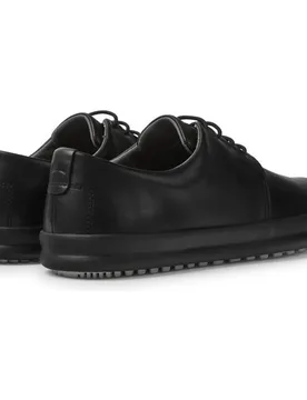 Zapatillas de piel de hombre chasis lisas con cordones - Camper - FashionsVida