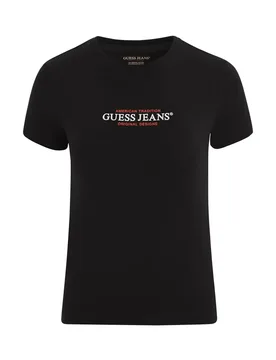 T-shirt à Manches Courtes Gj Cn Slim American Tr Jet Black A996 M - Guess Jeans - FashionsVida
