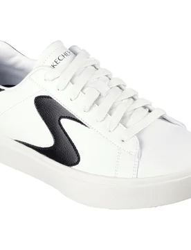 Eden Lx - Beaming Glory Polyurethane Womens White/black Trainers - Size Uk 4 - Skechers - FashionsVida