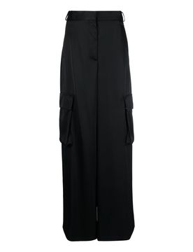 Pantaloni cargo a gamba larga