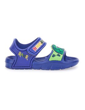 Sandali Blu Con Strappo in Velcro Dinosaur S8020049S 30