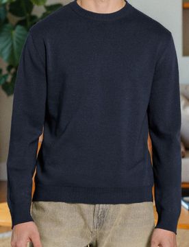 Maglione con maniche lunghe - blu scuro