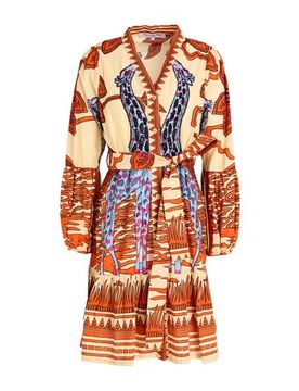 Minivestido Mujer Beige L,M,S Mujer