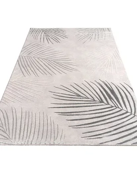 Kurzflor Teppich Tuana 218 Grau - Paco Home - FashionsVida