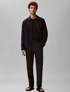 LS SEERSUCKER BLOUSON JACKET male