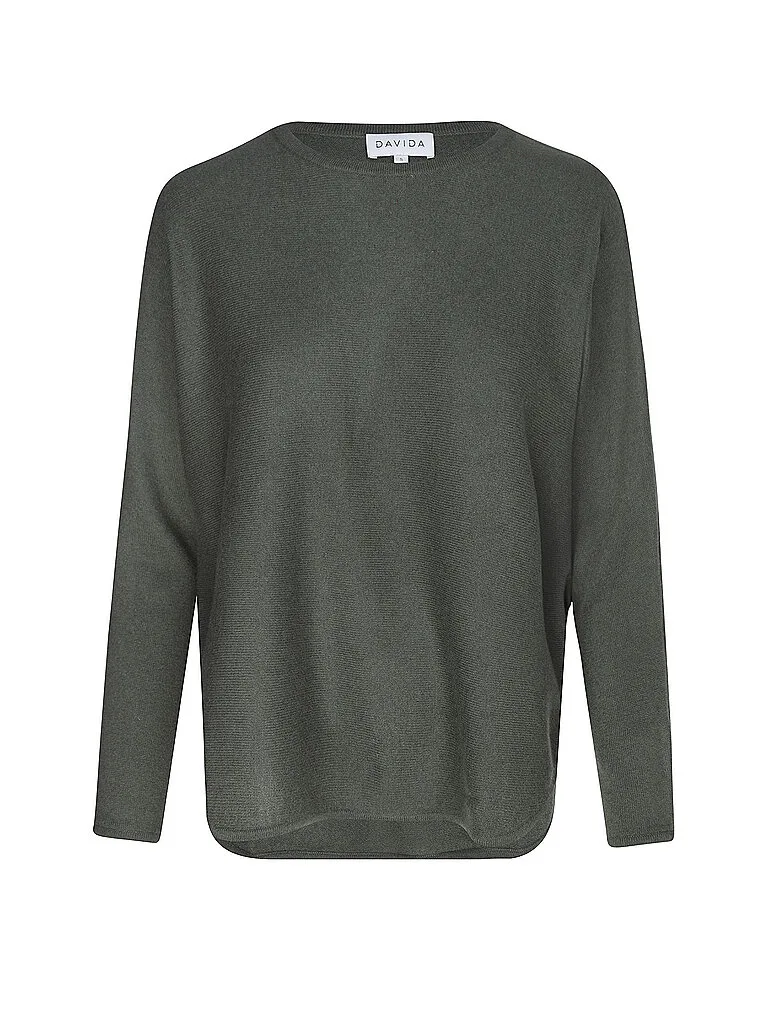 Davida Kaschmirpulllover verde XL - Davida - FashionsVida
