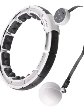 Magnetischer Hula-Hoop mit Gewichten und Zähler HHM16 - Blanc - unisex - Size: TU
