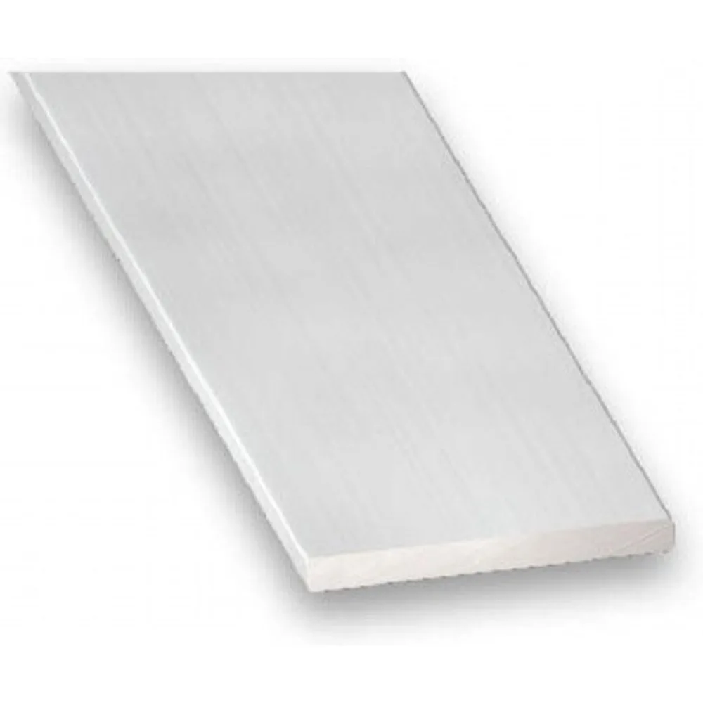 Perfil Liso Aluminio Anodizado Incoloro 1 m - Cqfd - FashionsVida