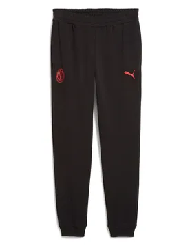 Pantalon De Survêtement Ac Milan Football Essentials Black / For All Time Red L - Puma - FashionsVida