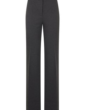 High-Waist Straight-Cut Crease Trousers