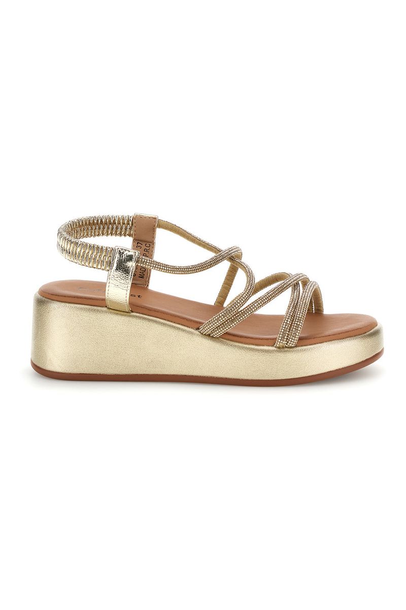 Sandali oro con platform Cafè cost 808814 39