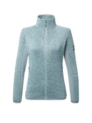 Damen Fleecejacke Chamonix Knit hellblau L W