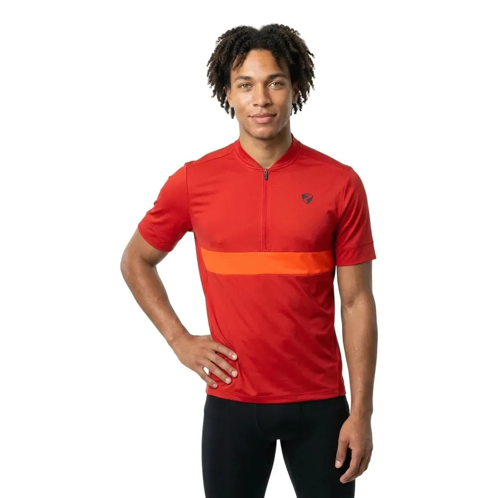 Maglia A Maniche Corte Narran Sunset Red - Ziener - FashionsVida