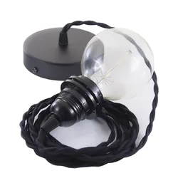 Cables Lampe Suspendue Pendel Pour Abat-jour Tc04 50 Cm Black One Size