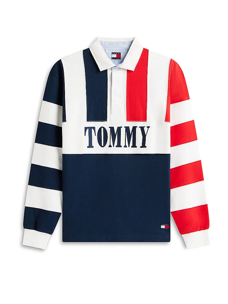 Tommy Jeans Polo azul oscuro L - Tommy Jeans - FashionsVida