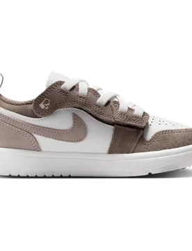 AJ1 Low Toddler Trainers - Grey - Size 11.5 - Leather - Grey - Size: 11.5 - Jordan - FashionsVida