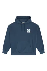 Womens Scotland Graphic Hoodie - Navy - Navy - Size: 12