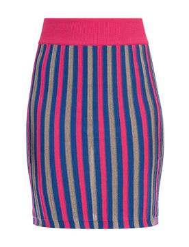 Faina Falda azul / gris / rosa