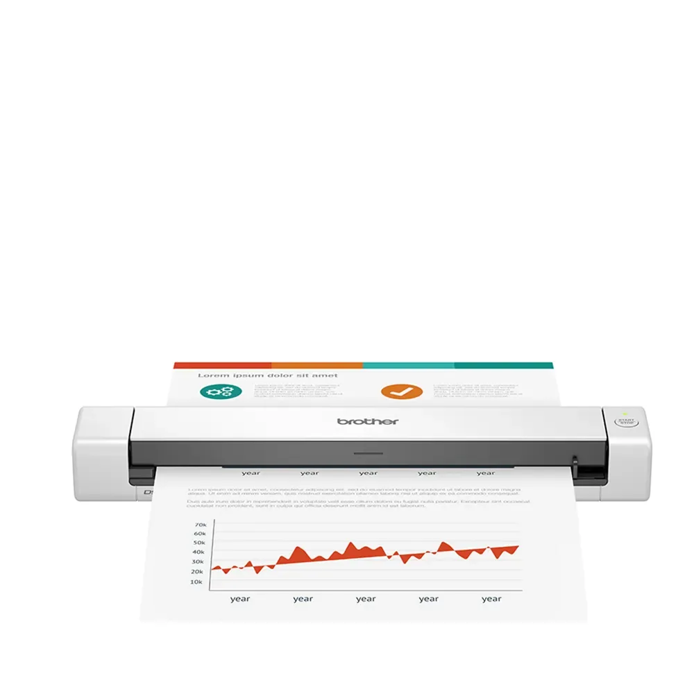 Scanner Portable Ds-640 White One Size unisex - Brother - FashionsVida