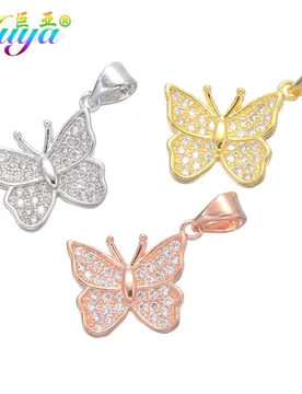 Juya 10pcs/Lot Wholesale DIY Rose Gold/Silver Color Butterfly Charms For Women Fashion Bracelets Necklace Earrings Making - Aliexpress - FashionsVida