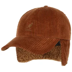 Cozy Corduroy Ear Flap Cap by - brown - Herren - Size: S/M (54-57 cm)