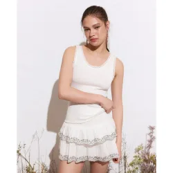 Camiseta de tirantes lisa de mujer