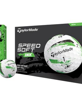 Golfbälle Speedsoft INK - 12er Pack, gruen