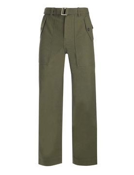 Pantaloni in twill di cotone