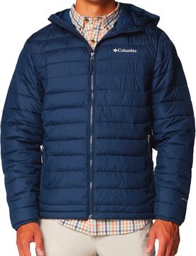 Stepp- Und Daundenjacken isolierend und wasserabweisend Powder Lite II Hooded Jacket Collegiate Navy für Herren Größe S Navy blau