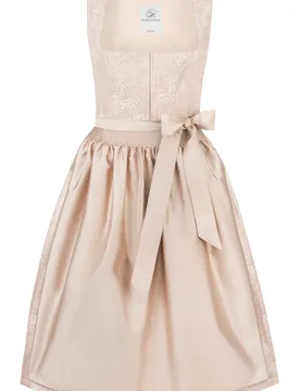 Dirndl Simone (beige, Gr. 48) von Heimatgwand für Damen, 100% Polyester - Stockerpoint - FashionsVida