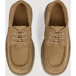 Náuticos de hombre de serraje con cordones