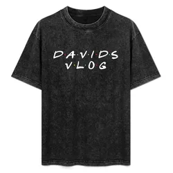 David's Vlog T-Shirt Comfortable Workout Short Sleeve Shirt