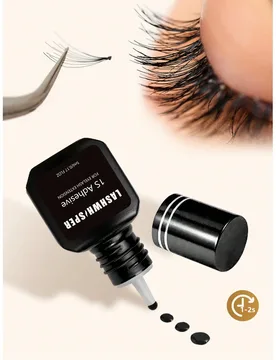 Pegamento para extensiones de pestañas de 1 segundo, 5ml - Secado rápido, fuerte adherencia, baja irritación, adhesivo para pestañas que dura 6-8 - Shein - FashionsVida