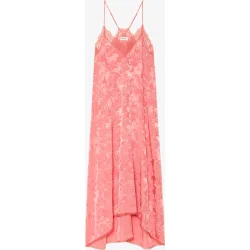 Zadig & Voltaire - Vestido 100% seda jacquard de caballos