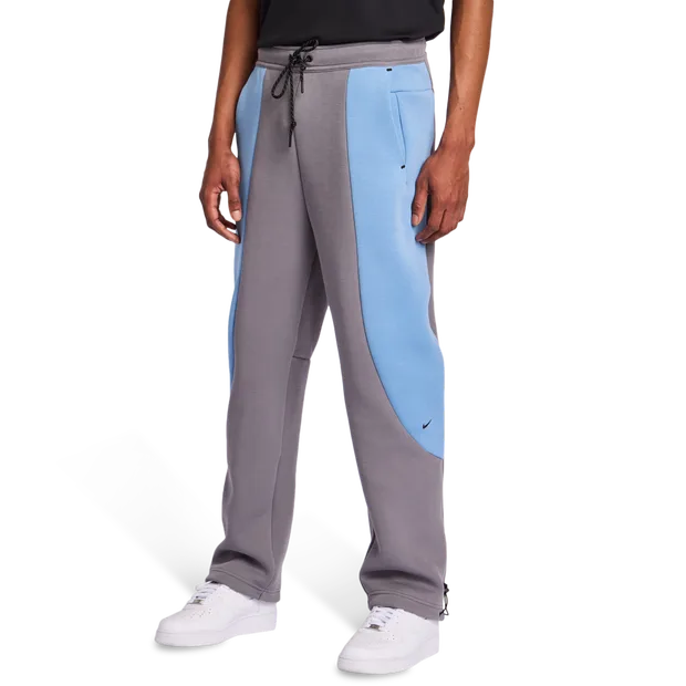 Tech Fleece Men Pants - Grey - Size S - Poly Fleece - Grey - Size: Small - Nike - FashionsVida