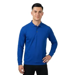 Polo à Manches Longues Crossover 00785 Royal 4XL