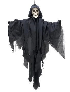 Schwebender Skelett-Geist Halloween-Hängedeko grau 90cm - Dalian PANDX International Trade Co. Ltd - FashionsVida