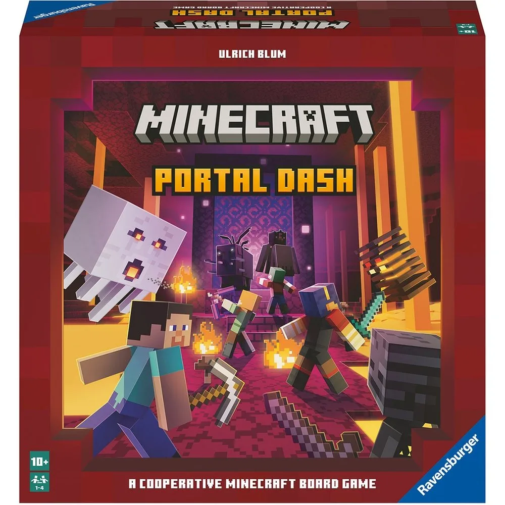 Juego de mesa Minecraft Portal Dash (Ex Magma & Monsters) - Ravensburger - FashionsVida