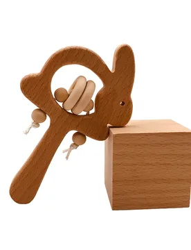 ABCPICK Together Buy Some Cute Wooden Bunny Beech Wood Rattles DIY Bracelet Jewelry Making Handmade Accessories - Aliexpress - FashionsVida