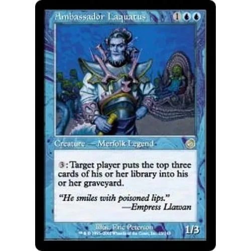 Ambassador Laquatus (foil) Torment - Magic: The Gathering - FashionsVida