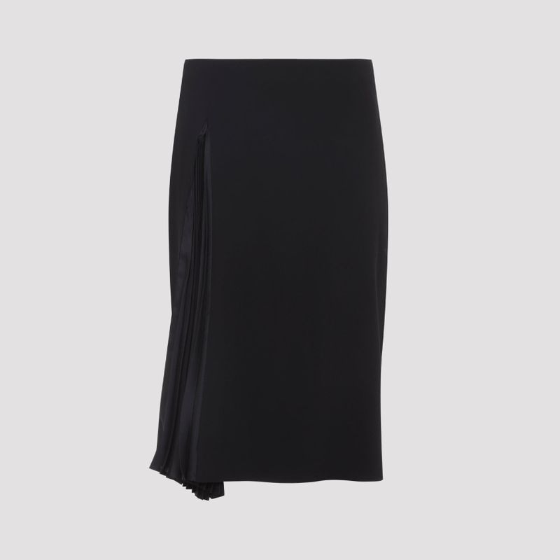 Jil Sander Wool Midi Skirt