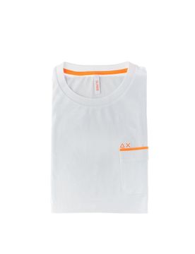 SUN68 T-shirt in piqué BIANCO XXL