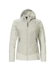 SCHÖFFEL Damen Hybridjacke Style Blaueis Hoodie creme 36 W