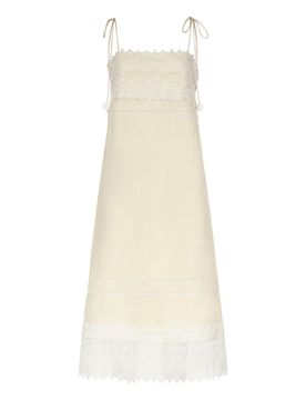 Vestito midi in lino