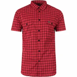 Biel camisa montaña manga corta hombre Rojo (S)