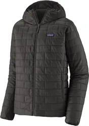Leichte Stepp-Und PrimaLoft® Daundenjacke M's Nano Puff Hoody Black für Herren Größe L schwarz
