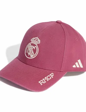 Real Madrid Baumwoll Baseballkappe - Rose - unisex - Size: 52/54 cm - Adidas - FashionsVida