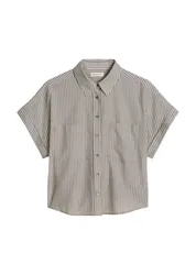 Woven Blouses Shortsleeve female